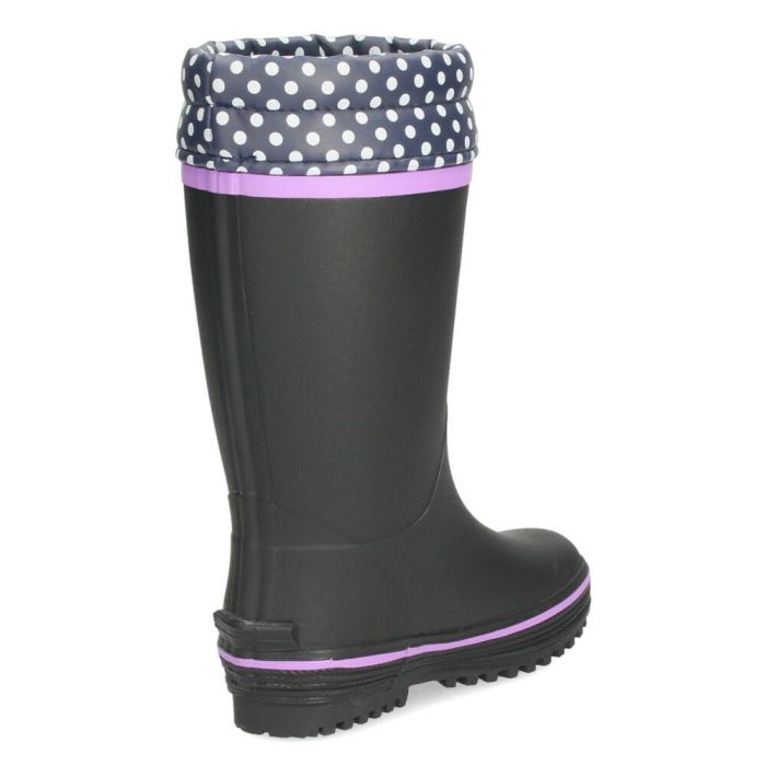 キッズ 長靴 おしゃれ 女の子 レインブーツ 水玉 かわいい 絞れる ジュニア レインシューズ 歩きやすい 滑りにくい パレード 56603 Parade 