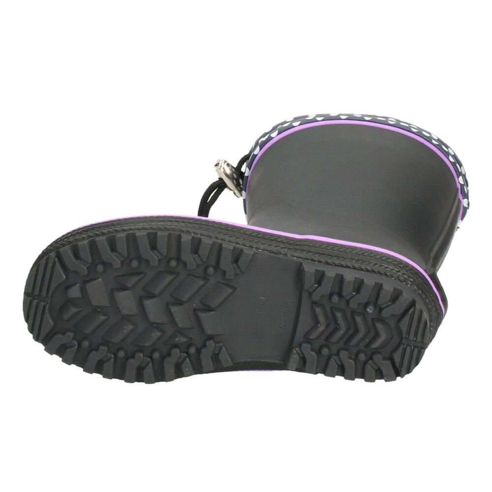 キッズ 長靴 おしゃれ 女の子 レインブーツ 水玉 かわいい 絞れる ジュニア レインシューズ 歩きやすい 滑りにくい パレード 56603 Parade 