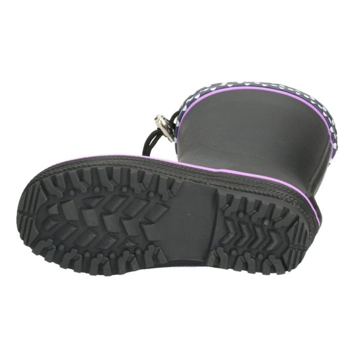 キッズ 長靴 おしゃれ 女の子 レインブーツ 水玉 かわいい 絞れる ジュニア レインシューズ 歩きやすい 滑りにくい パレード 56603 Parade 