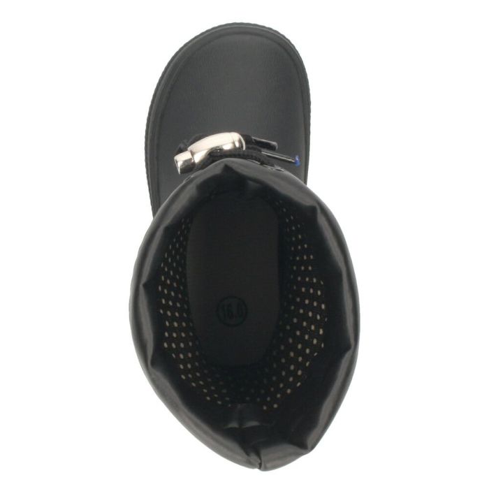 長靴 キッズ 男の子 女の子 レインブーツ 雨 雪 ロング丈 防寒 保温 防滑 柔らかい スノーブーツ 滑りにくい ブラック 黒 通園 通学 Parade パレード 56602