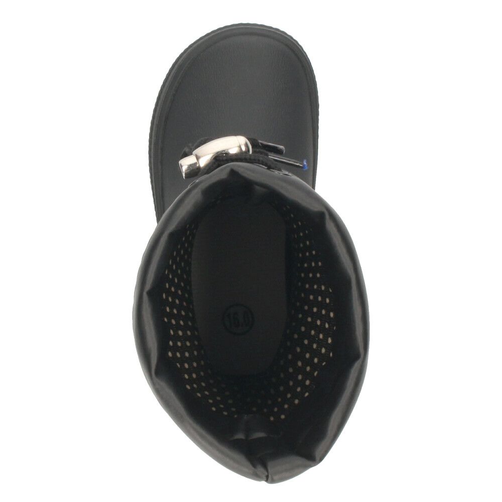 長靴 キッズ 男の子 女の子 レインブーツ 雨 雪 ロング丈 防寒 保温 防滑 柔らかい スノーブーツ 滑りにくい ブラック 黒 通園 通学 Parade パレード 56602