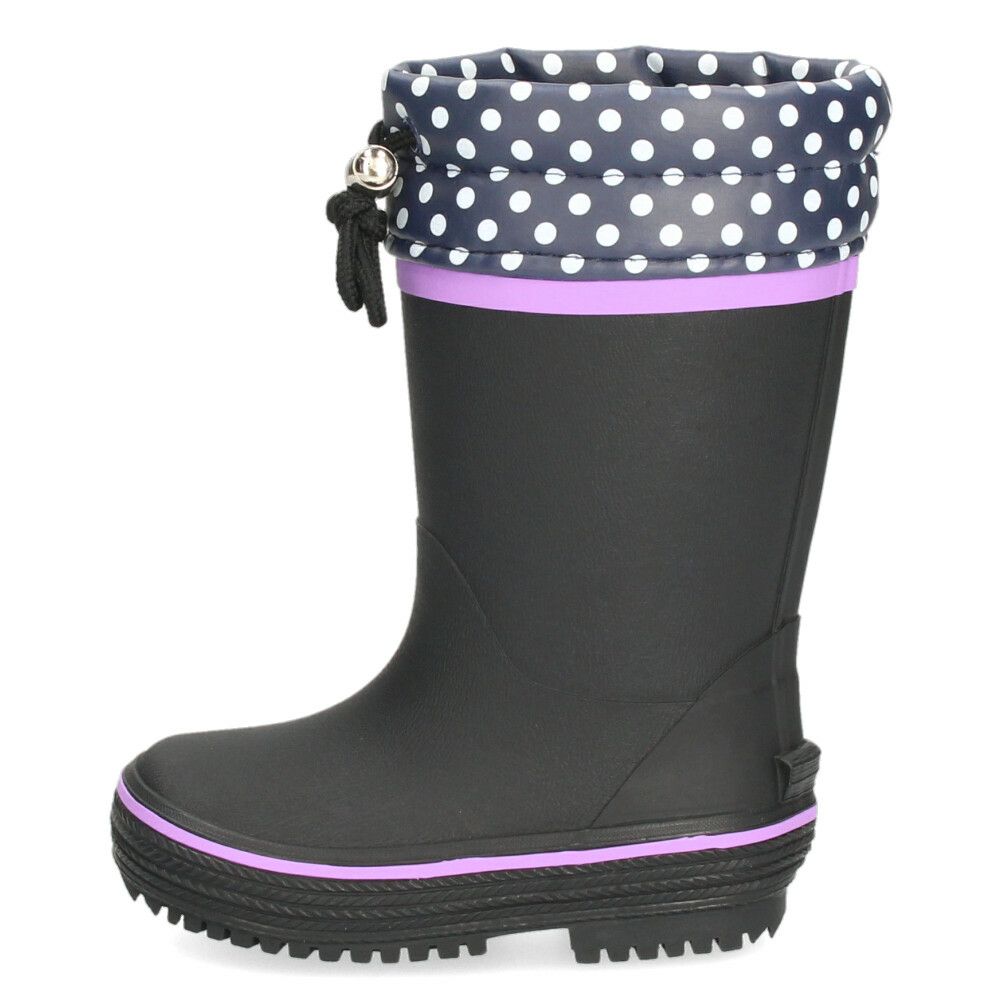 長靴 キッズ 男の子 女の子 レインブーツ 雨 雪 ロング丈 防寒 保温 防滑 柔らかい スノーブーツ 滑りにくい ブラック 黒 通園 通学 Parade パレード 56602