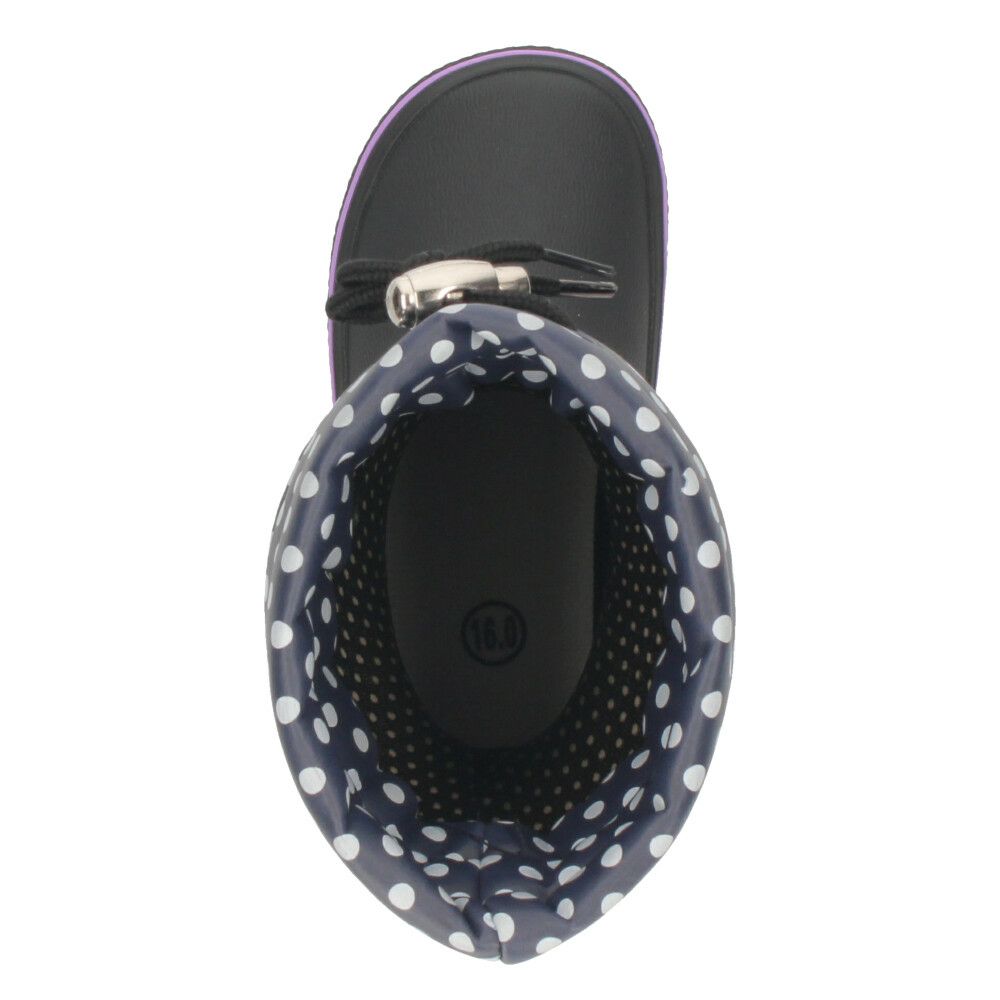 長靴 キッズ 男の子 女の子 レインブーツ 雨 雪 ロング丈 防寒 保温 防滑 柔らかい スノーブーツ 滑りにくい ブラック 黒 通園 通学 Parade パレード 56602