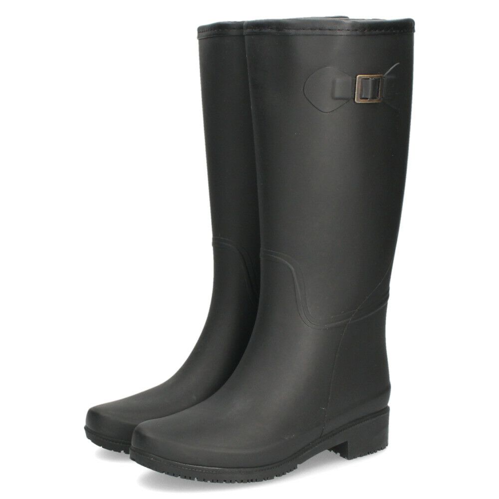 長靴 レディース 雪 おしゃれ レインブーツ 軽量 防寒 暖かい ロング ブーツ 防滑 靴 防水 ブラック カーキ 黒 パレード 52601 Parade