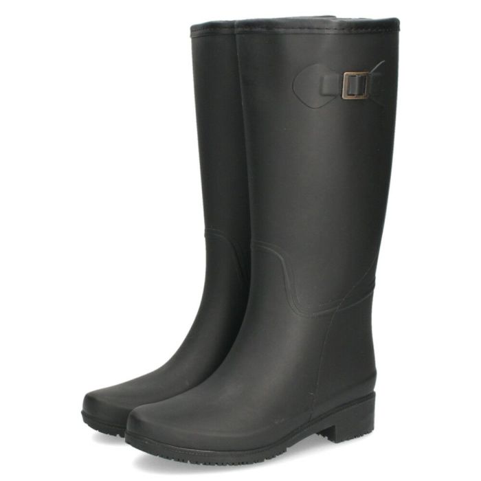 長靴 レディース 雪 おしゃれ レインブーツ 軽量 防寒 暖かい ロング ブーツ 防滑 靴 防水 ブラック カーキ 黒 パレード 52601 Parade