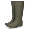 長靴 レディース 雪 おしゃれ レインブーツ 軽量 防寒 暖かい ロング ブーツ 防滑 靴 防水 ブラック カーキ 黒 パレード 52601 Parade