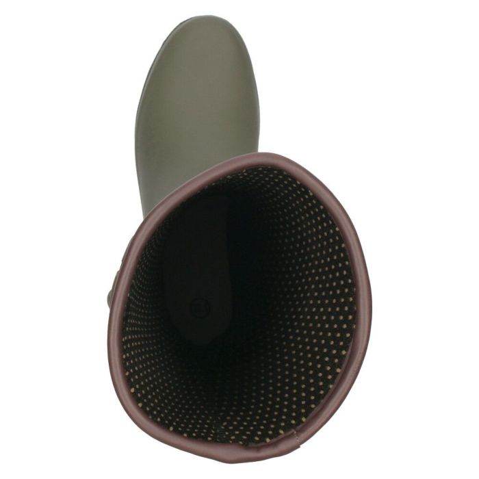 長靴 レディース 雪 おしゃれ レインブーツ 軽量 防寒 暖かい ロング ブーツ 防滑 靴 防水 ブラック カーキ 黒 パレード 52601 Parade