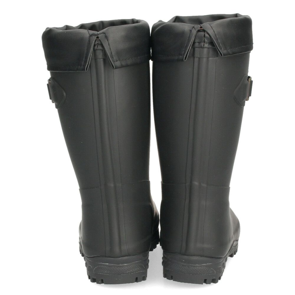 長靴 キッズ レインブーツ 靴 防滑 防寒 防水 雨靴 通学 折り返し可能 屈曲性 雪対応 男の子 女の子 ジュニア パレード56601 Parade ブラック ブラウン