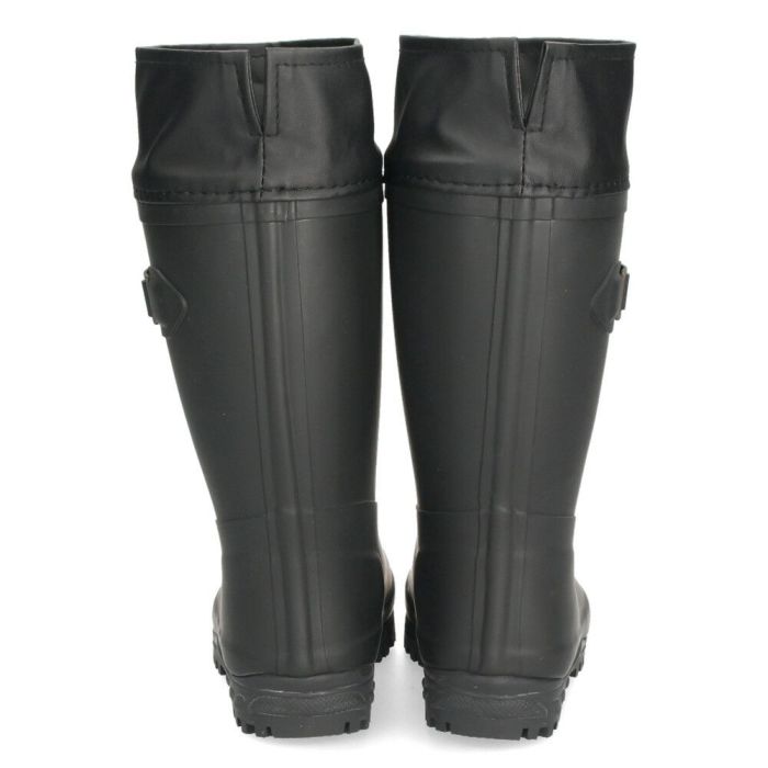 長靴 キッズ レインブーツ 靴 防滑 防寒 防水 雨靴 通学 折り返し可能 屈曲性 雪対応 男の子 女の子 ジュニア パレード56601 Parade ブラック ブラウン