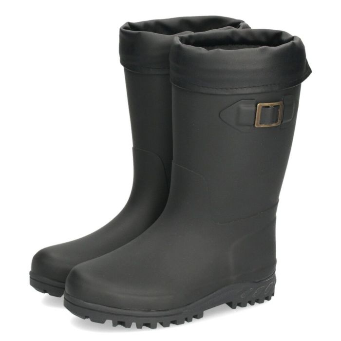 長靴 キッズ レインブーツ 靴 防滑 防寒 防水 雨靴 通学 折り返し可能 屈曲性 雪対応 男の子 女の子 ジュニア パレード56601 Parade ブラック ブラウン