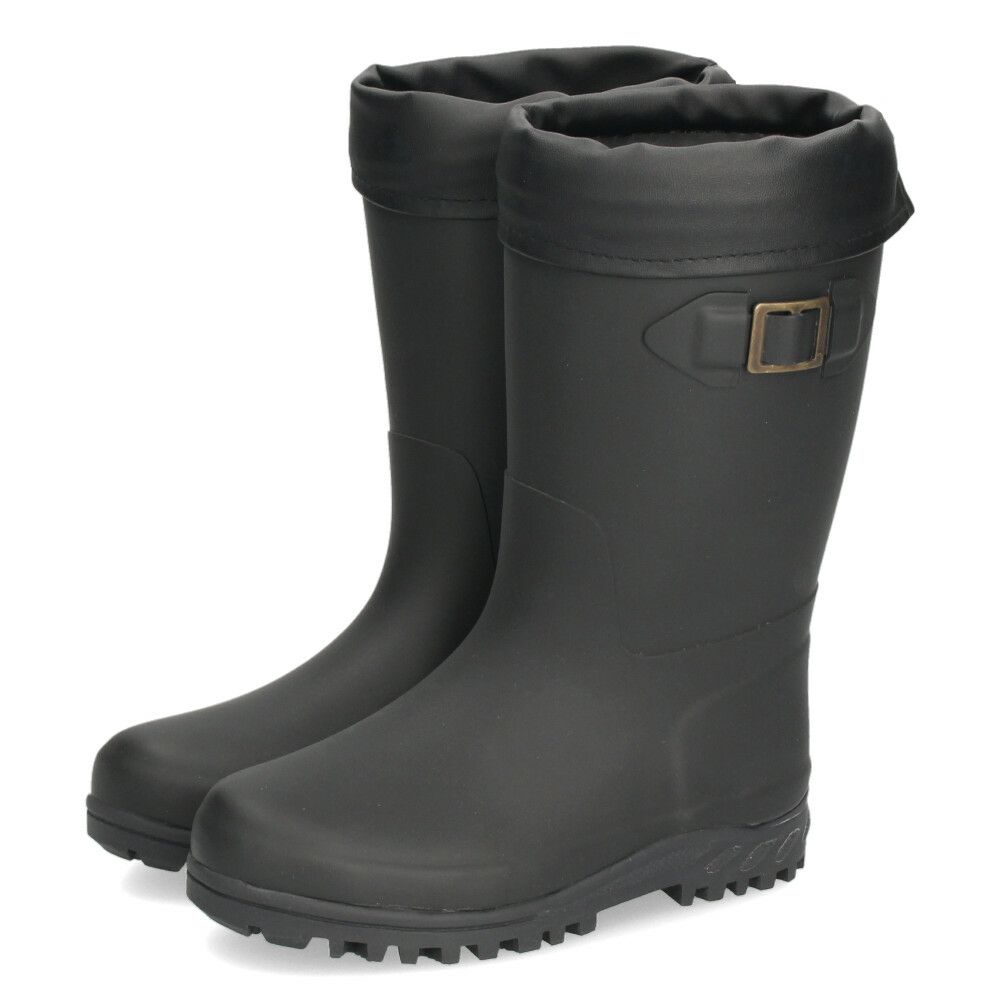 長靴 キッズ レインブーツ 靴 防滑 防寒 防水 雨靴 通学 折り返し可能 屈曲性 雪対応 男の子 女の子 ジュニア パレード56601 Parade ブラック ブラウン