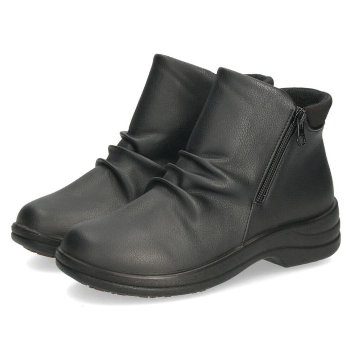 ショートブーツ レディース サイドジップ 防水 幅広 ゆったり 4E 雨 カジュアル 抗菌防臭加工 暖かい ブラック 黒 ブラウン 履きやすい パンジー 4691 Pansy