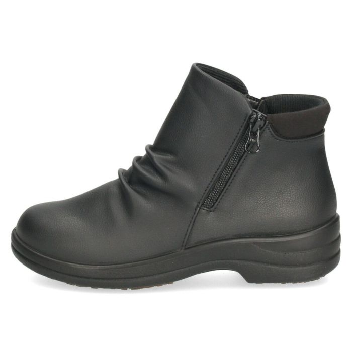 ショートブーツ レディース サイドジップ 防水 幅広 ゆったり 4E 雨 カジュアル 抗菌防臭加工 暖かい ブラック 黒 ブラウン 履きやすい パンジー 4691 Pansy