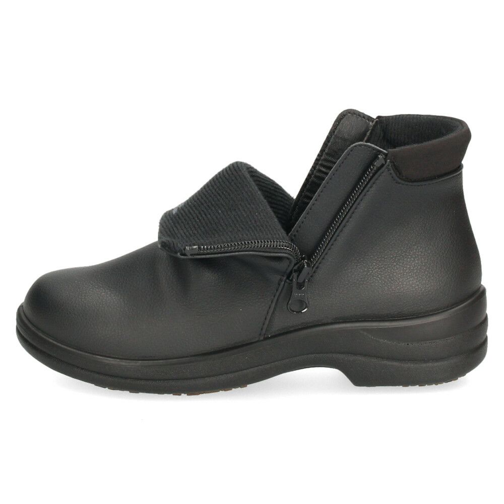 ショートブーツ レディース サイドジップ 防水 幅広 ゆったり 4E 雨 カジュアル 抗菌防臭加工 暖かい ブラック 黒 ブラウン 履きやすい パンジー 4691 Pansy