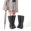 長靴 レディース 雪 レインブーツ 靴 ロング 完全防水 防滑 軽量 やわらか キルティング シンプル 黒 ブラウン ブラック 雨 大きいサイズParade 52602