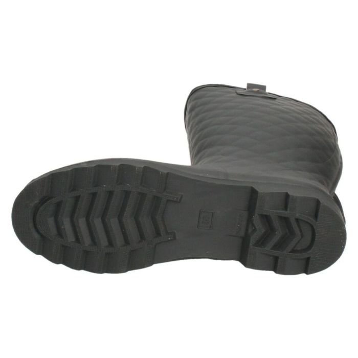 長靴 レディース 雪 レインブーツ 靴 ロング 完全防水 防滑 軽量 やわらか キルティング シンプル 黒 ブラウン ブラック 雨 大きいサイズParade 52602