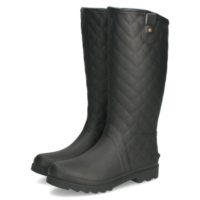 長靴 レディース 雪 レインブーツ 靴 ロング 完全防水 防滑 軽量 やわらか キルティング シンプル 黒 ブラウン ブラック 雨 大きいサイズParade 52602