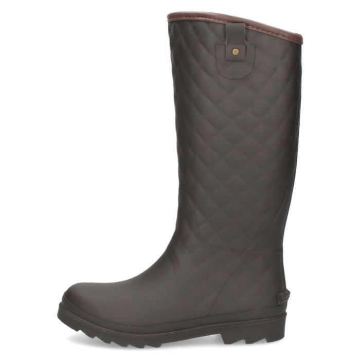 長靴 レディース 雪 レインブーツ 靴 ロング 完全防水 防滑 軽量 やわらか キルティング シンプル 黒 ブラウン ブラック 雨 大きいサイズParade 52602