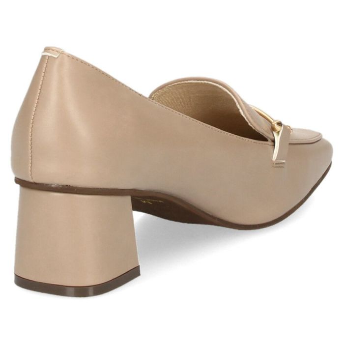 ローファー レディース パンプス スクエアトゥ ビット付き 歩きやすい 柔らか素材 オフィス 通勤 通学 カジュアル パレード 51106 Parade ブラック オーク