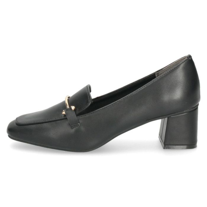 ローファー レディース パンプス スクエアトゥ ビット付き 歩きやすい 柔らか素材 オフィス 通勤 通学 カジュアル パレード 51106 Parade ブラック オーク