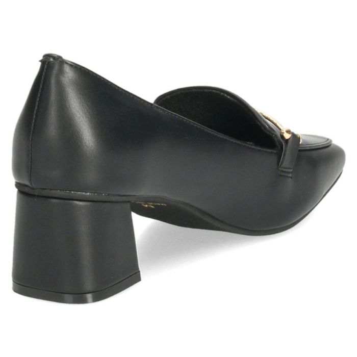 ローファー レディース パンプス スクエアトゥ ビット付き 歩きやすい 柔らか素材 オフィス 通勤 通学 カジュアル パレード 51106 Parade ブラック オーク