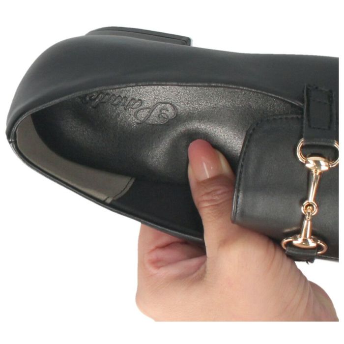 ローファー レディース ローヒール 防水 パンプス ビットローファー カジュアル 通勤 柔らかい おしゃれ 可愛い 黒 ブラック グレー 歩きやすい パレード 51104 Parade