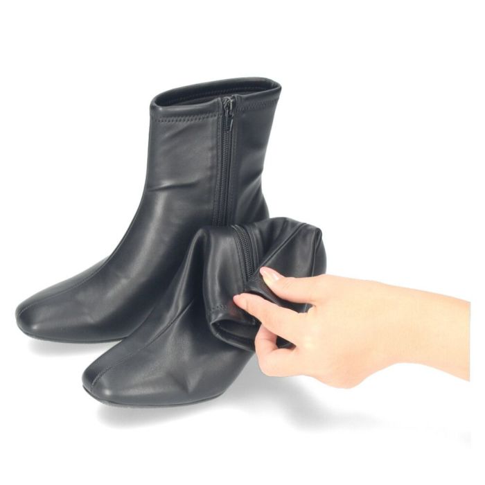 ショートブーツ レディース レインシューズ ブーツ 防水 履きやすい シンプル おしゃれ 晴雨兼用 歩きやすい 滑りにくい やわらかい ファスナー 52911 Parade パレード 