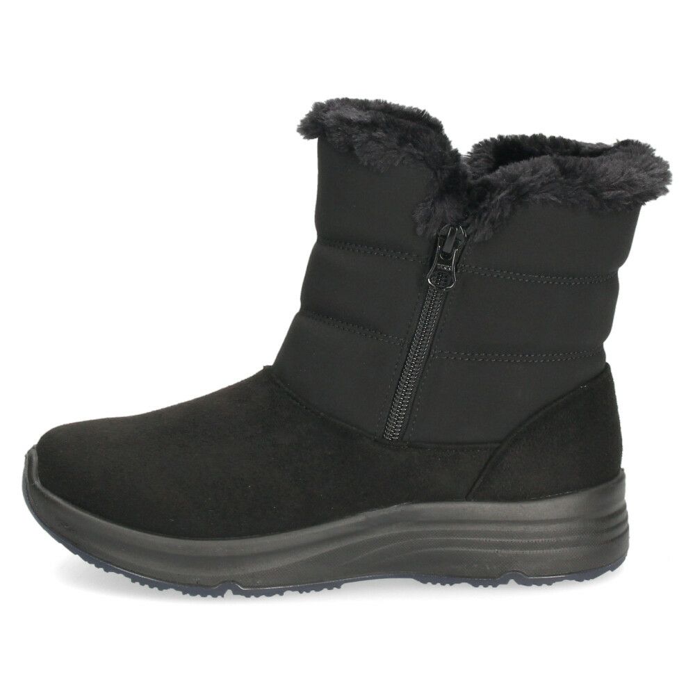 ブーツ レディース 歩きやすい 防水 防寒 冬 軽量 ショートブーツ ボア 黒 幅広 4E ゆったり 滑りにくい 撥水 靴 パンジー Pansy 4605