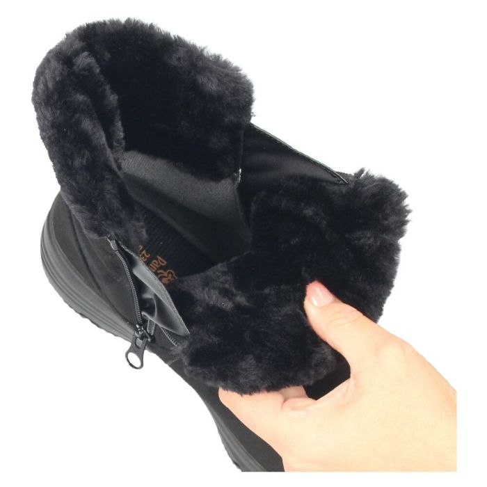 ブーツ レディース 歩きやすい 防水 防寒 冬 軽量 ショートブーツ ボア 黒 幅広 4E ゆったり 滑りにくい 撥水 靴 パンジー Pansy 4605