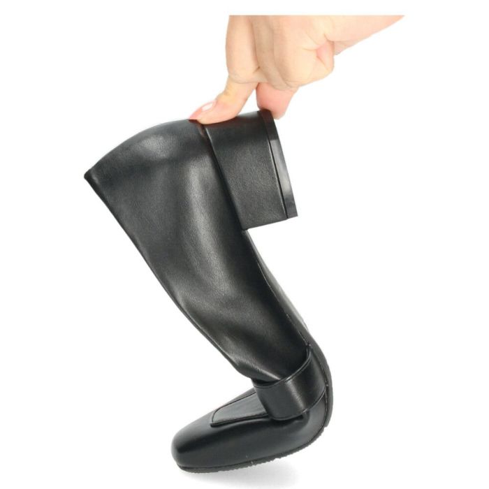 ローファー レディース 靴 ベルトロファーパンプス 防水 晴雨兼用 スクエアトゥ ゴールド金具 合皮 歩きやすい 通勤 通学 オフィス ブラック ブラウン パレード 51105 Parade