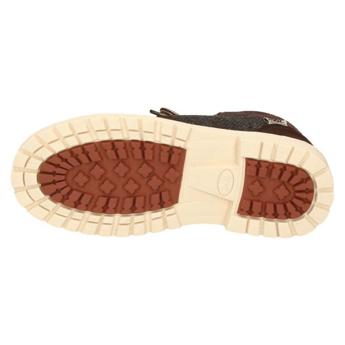 moz モズ ブーツ レディース 防水 撥水 靴 シューズ スニーカー ハイカット レースアップ ツイード  402507 アウトドア 冬 雪 雨 アンクル丈