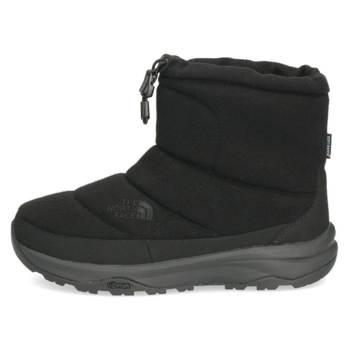 ノースフェイス ブーツ メンズ レディース 防水 ヌプシ ブーティ ショート ウォータープルーフ ウール 冬 雪 防寒 黒 NF52572 THE NORTH FACE