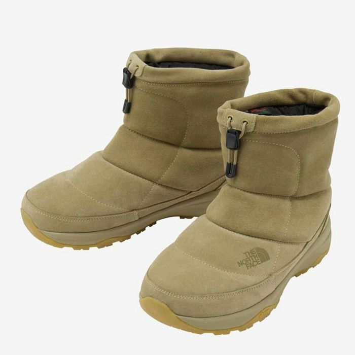 ノースフェイス ブーツ レディース 防水 ヌプシ ブーティ ショート ウォータープルーフ スエード 冬 雪 防寒 黒 NF52571 THE NORTH FACE