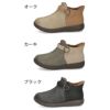 ブーツ レディース 歩きやすい 滑らない ショートブーツ ハンズフリー 手を使わずに履ける 靴 防水 防滑 4E 幅広 ゆったり 黒 Pansy パンジー パンジーハーツ PS1540