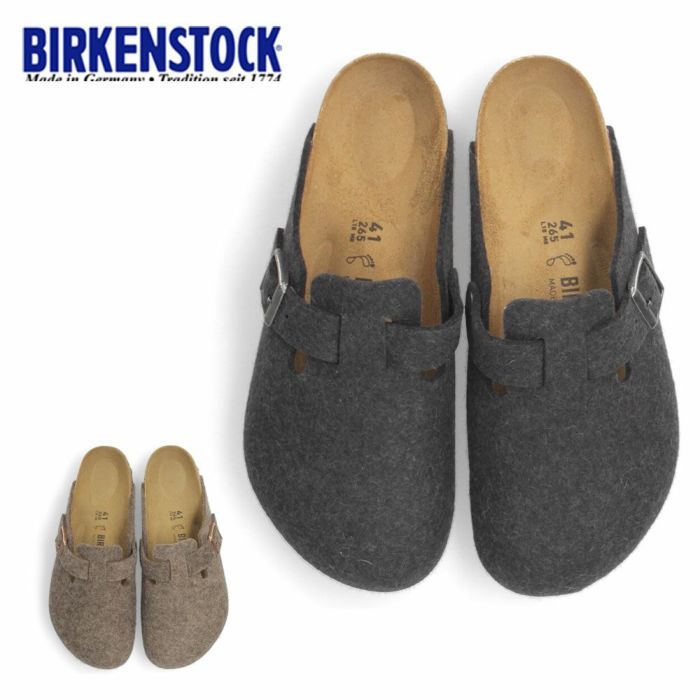 ビルケンシュトック メンズ クロッグ ボストン サンダル カジュアル シンプル おしゃれ ウールフェルト レギュラー BIRKENSTOCK 160371 160581 Boston