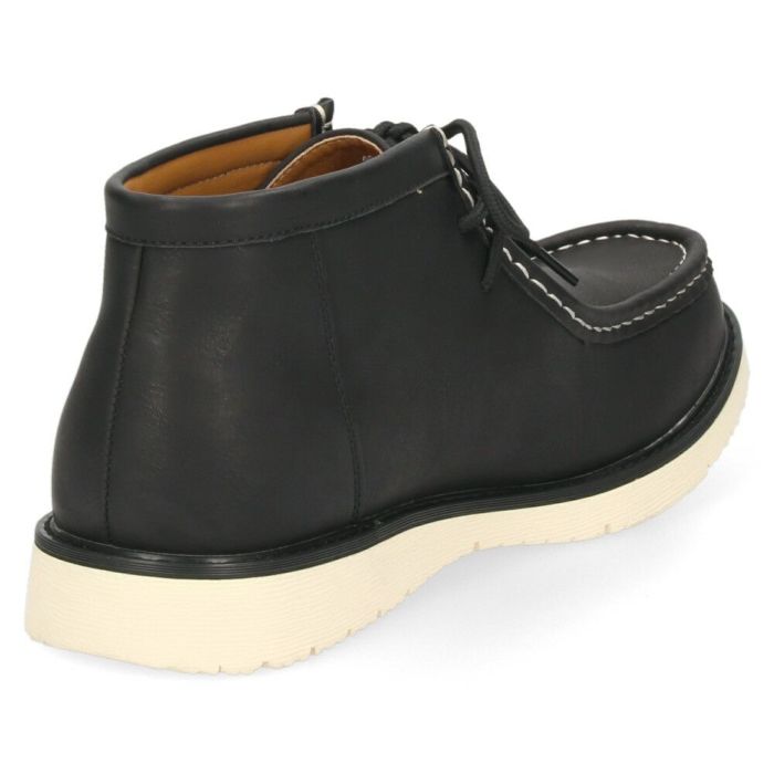 ブーツ メンズ モカシン 防水 カジュアル モカシンブーツ ブラック ブラウン 黒 茶 靴 レースアップ 通勤 通学 普段使い ショートブーツ ファッション かっこいい おしゃれ パレード 4831 Parade