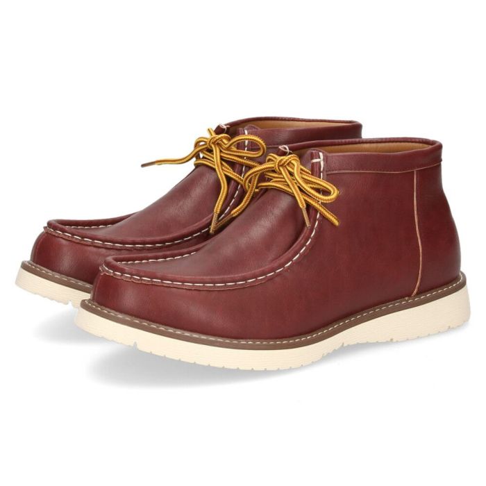 ブーツ メンズ モカシン 防水 カジュアル モカシンブーツ ブラック ブラウン 黒 茶 靴 レースアップ 通勤 通学 普段使い ショートブーツ ファッション かっこいい おしゃれ パレード 4831 Parade