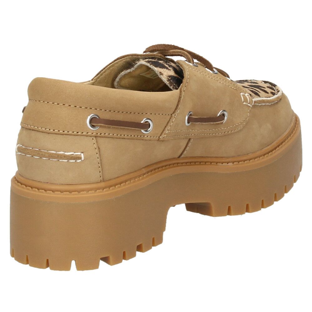 ティンバーランド レディース デッキシューズ モカシン 厚底 本革 靴 レザー ストーン ストリート ボートシューズ TB0A2GVF Timberland STONE STREET BOAT SHOE