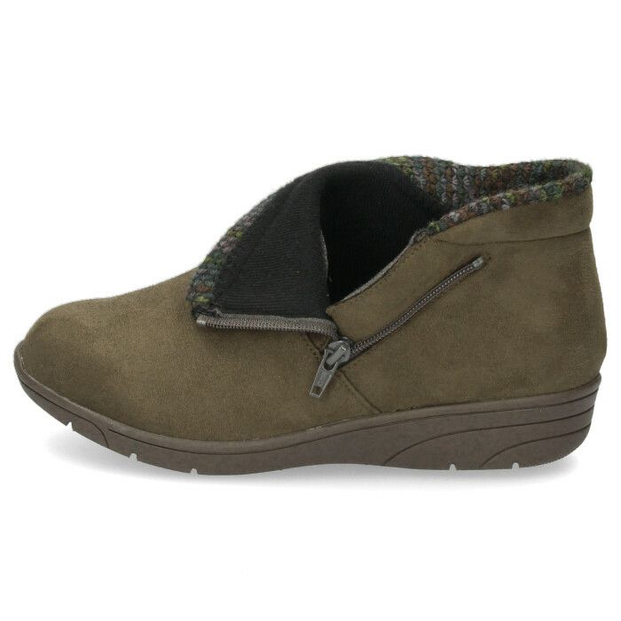 ショートブーツ レディース 防水 撥水 防滑 防寒 幅広 4E ゆったり アンクル丈 ブラック 黒 カーキ ブラウン サイドジップ PANSY パンジー PS1483