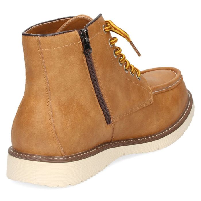 ブーツ メンズ 防水 防滑 黒 ハイカット 紐 レースアップ サイドジップ ブラック ブラウン 合皮 雨 雪 歩きやすい 滑りにくい パレード 4830 Parade