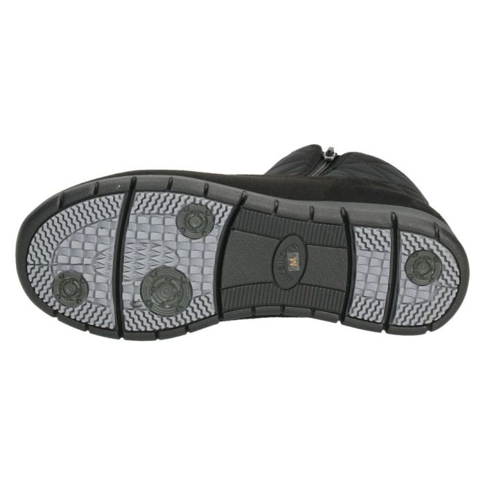 ショートブーツ レディース ブーツ 防水 防寒 幅広 3E ゆったり 黒 ブラック 晴雨兼用 あたたかい 履きやすい サイドジップ パレード 52901 Parade