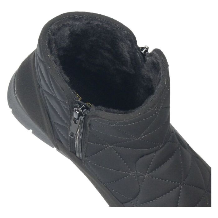 ショートブーツ レディース ブーツ 防水 防寒 幅広 3E ゆったり 黒 ブラック 晴雨兼用 あたたかい 履きやすい サイドジップ パレード 52901 Parade