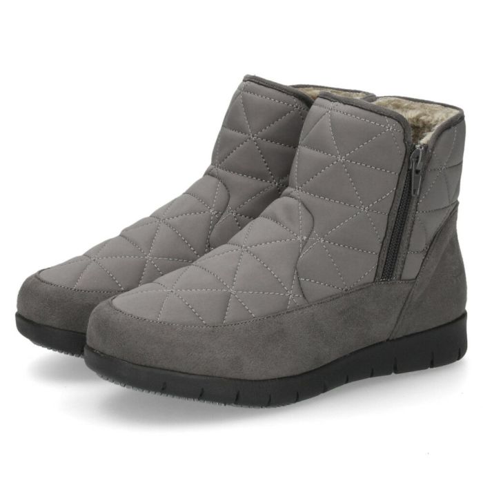 ブーツ 防寒 ボア 防水 ショートブーツ レディース 幅広 3E ゆったり スノーブーツ 冬 雪 黒 ブラック 晴雨兼用 あたたかい 履きやすい サイドジップ パレード 52901 Parade