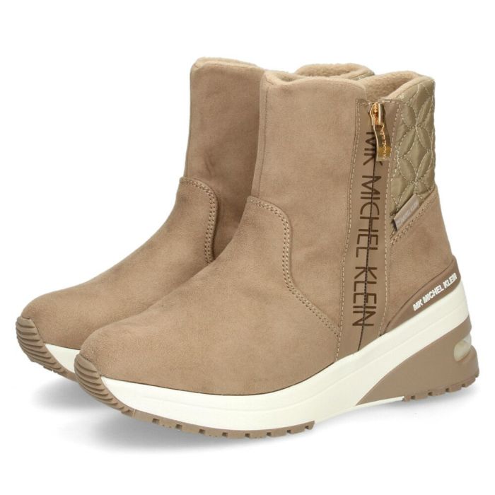 ブーツ レディース 厚底 ショートブーツ スニーカーブーツ 歩きやすい きれいめ 幅広 ゆったり 撥水 エアークッション 靴 MK ミッシェルクラン MK MICHEL KLEIN MK-5089