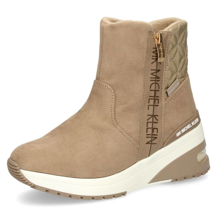 ブーツ レディース 厚底 ショートブーツ スニーカーブーツ 歩きやすい きれいめ 幅広 ゆったり 撥水 エアークッション 靴 MK ミッシェルクラン MK MICHEL KLEIN MK-5089