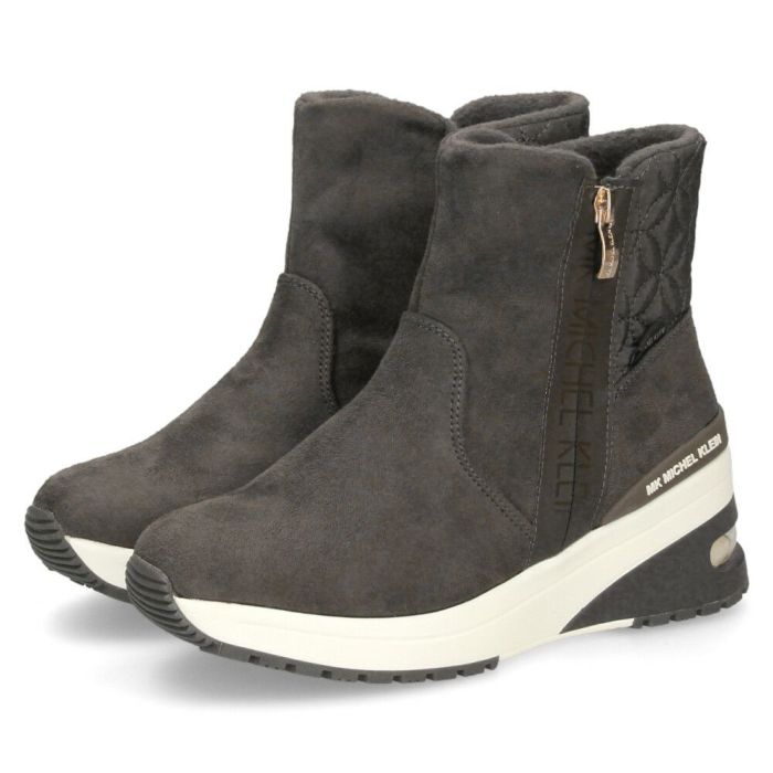 ブーツ レディース 厚底 ショートブーツ スニーカーブーツ 歩きやすい きれいめ 幅広 ゆったり 撥水 エアークッション 靴 MK ミッシェルクラン MK MICHEL KLEIN MK-5089