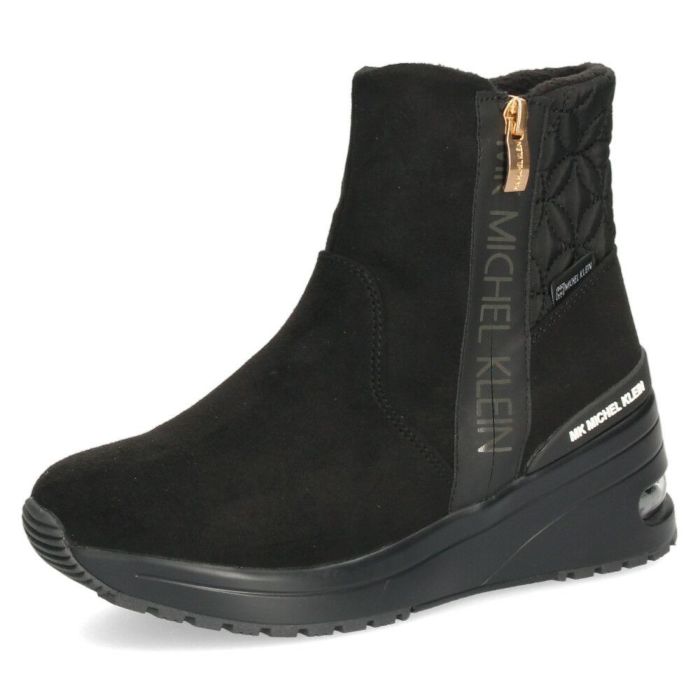 ブーツ レディース 厚底 ショートブーツ スニーカーブーツ 歩きやすい きれいめ 幅広 ゆったり 撥水 エアークッション 靴 MK ミッシェルクラン MK MICHEL KLEIN MK-5089