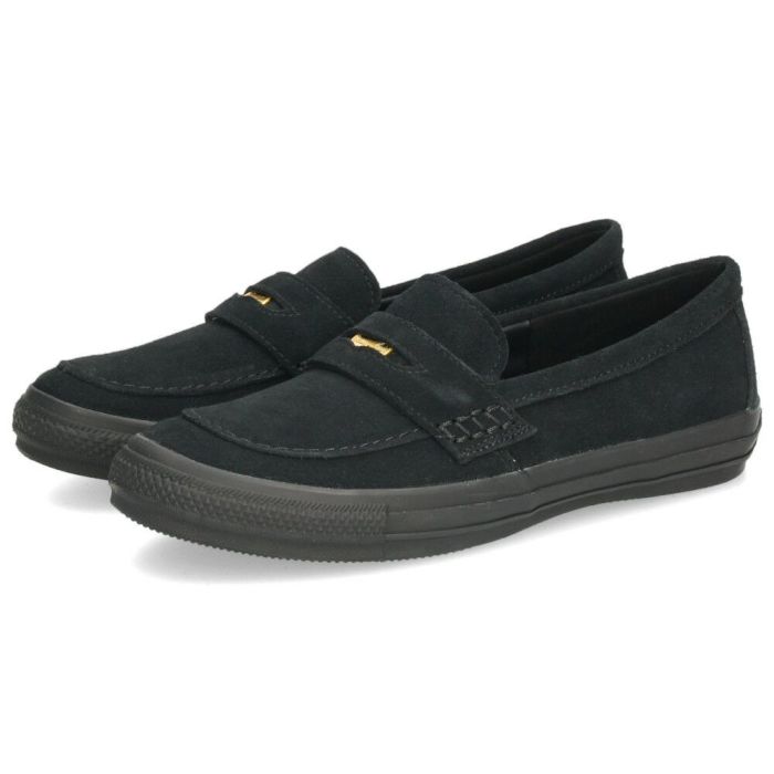 コンバース オールスター コインローファー SU メンズ ローファー スエード 本革 カジュアル 黒 ブラック CONVERSE ALL STAR COINLOAFER SU 31316671