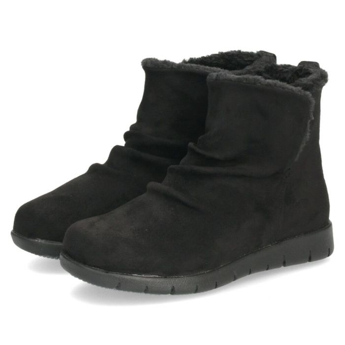 ブーツ レディース 幅広 防水 靴 ショートブーツ 3E あったかい 保温 履きやすい おしゃれ かわいい シンプル ローヒール 冬 晴雨兼用 黒 ブラック 茶色 ブラウン カーキ パレード 52909 Parade