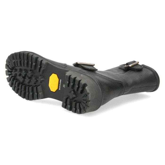 ブーツ レディース 歩きやすい 本革 履きやすい エンジニアブーツ 3cm ヒール 日本製 ミドル丈 黒 ブラック SAYA サヤ 51282